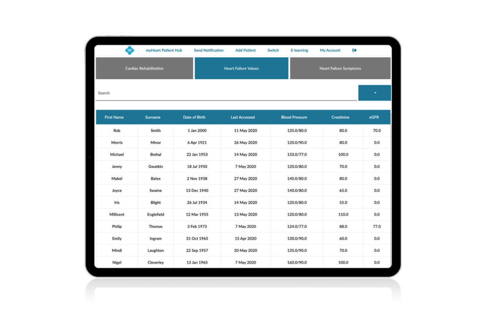 Patient List | my mhealth eLearning